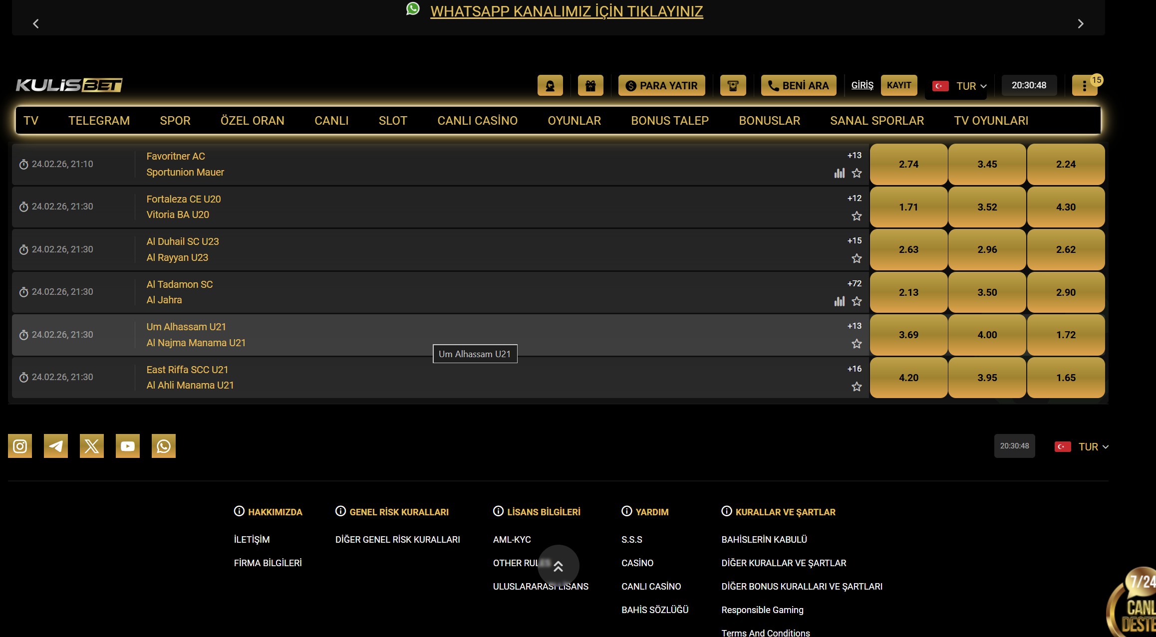 kulisbet yatırım bonusları