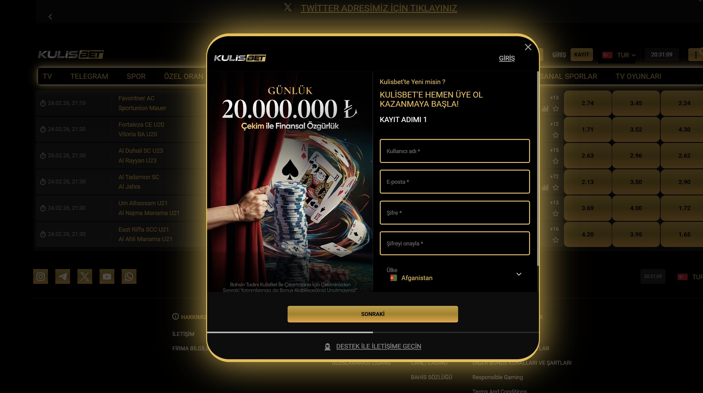 kulisbet giriş